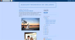 Desktop Screenshot of elegantweddingsoforlando.blogspot.com