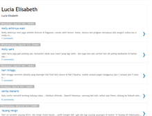 Tablet Screenshot of luciaelisabeth.blogspot.com