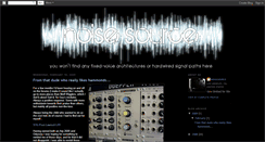 Desktop Screenshot of noisesource.blogspot.com