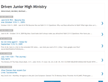 Tablet Screenshot of drivenjrhigh.blogspot.com