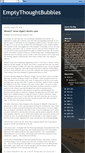 Mobile Screenshot of emptythoughtbubbles.blogspot.com