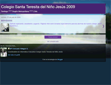 Tablet Screenshot of colegiosantateresita2009.blogspot.com