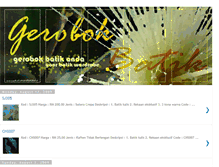 Tablet Screenshot of gerobokbatik.blogspot.com