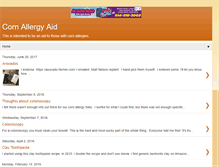 Tablet Screenshot of cornallergyaid.blogspot.com