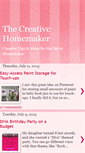 Mobile Screenshot of creativehomemakers.blogspot.com