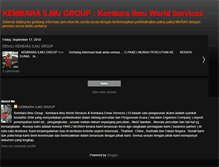 Tablet Screenshot of kembarailmugroup.blogspot.com