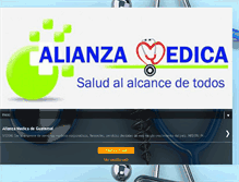 Tablet Screenshot of alianzamedica.blogspot.com