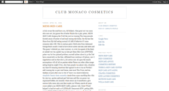 Desktop Screenshot of clubmonacocosmetics.blogspot.com