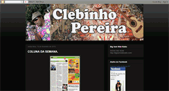 Desktop Screenshot of clebinhopereira.blogspot.com