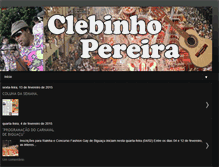 Tablet Screenshot of clebinhopereira.blogspot.com