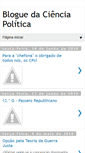 Mobile Screenshot of bloguedacienciapolitica.blogspot.com