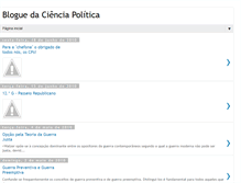 Tablet Screenshot of bloguedacienciapolitica.blogspot.com