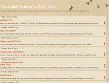 Tablet Screenshot of mackandmaureens-flocktalk.blogspot.com