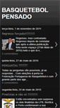 Mobile Screenshot of basquetebolpensado.blogspot.com