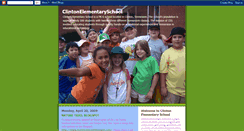 Desktop Screenshot of clintonelementaryschool.blogspot.com