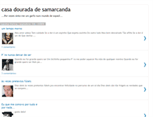 Tablet Screenshot of casadouradadesamarcanda.blogspot.com