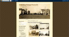 Desktop Screenshot of collectingvintagepostcards.blogspot.com