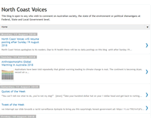 Tablet Screenshot of northcoastvoices.blogspot.com