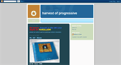 Desktop Screenshot of harvestofprogressive.blogspot.com