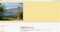 Desktop Screenshot of healthinhawaii.blogspot.com