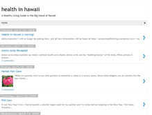 Tablet Screenshot of healthinhawaii.blogspot.com