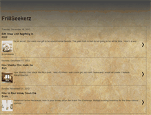 Tablet Screenshot of frillseekerz.blogspot.com