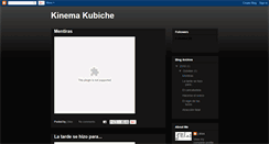 Desktop Screenshot of kinemakubiche.blogspot.com