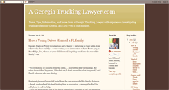 Desktop Screenshot of georgiatrucking.blogspot.com