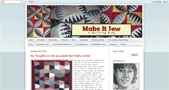 Desktop Screenshot of makeitsew.blogspot.com