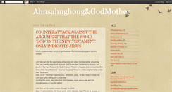 Desktop Screenshot of ansahnghongheavenlymother.blogspot.com