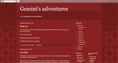 Desktop Screenshot of geminikit.blogspot.com