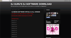 Desktop Screenshot of djsoftwaredownload.blogspot.com