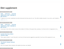 Tablet Screenshot of diet--supplement.blogspot.com