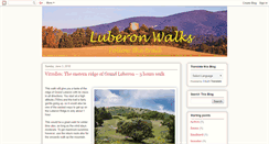 Desktop Screenshot of luberonwalks.blogspot.com