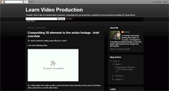 Desktop Screenshot of learn-video-production.blogspot.com