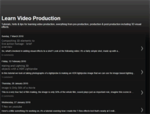 Tablet Screenshot of learn-video-production.blogspot.com