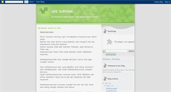 Desktop Screenshot of adesuryana.blogspot.com