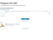 Tablet Screenshot of icpc2007manila.blogspot.com