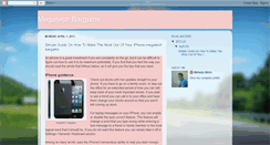 Desktop Screenshot of megatechbargainsiphoneguidence.blogspot.com