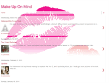 Tablet Screenshot of makeuponmind.blogspot.com