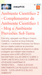 Mobile Screenshot of ambientecientifico2.blogspot.com