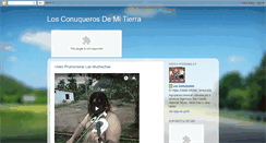 Desktop Screenshot of losconuquerosdemitierra.blogspot.com