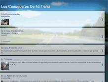 Tablet Screenshot of losconuquerosdemitierra.blogspot.com
