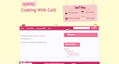 Desktop Screenshot of cookingwithcalli.blogspot.com
