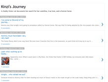 Tablet Screenshot of kinzisjourney.blogspot.com