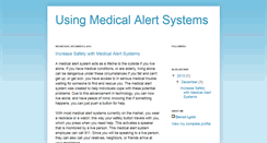 Desktop Screenshot of medical-alert-systems-reviews.blogspot.com