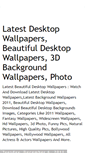 Mobile Screenshot of latest-beautiful-desktop-wallpapers.blogspot.com