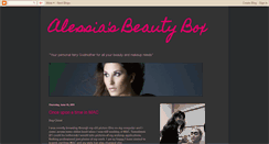 Desktop Screenshot of alessiasbeautybox.blogspot.com