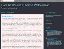 Tablet Screenshot of andywotherspoon.blogspot.com