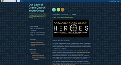 Desktop Screenshot of ourladyofgrace-youthgroup.blogspot.com